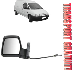 Oglinda Stanga CITROEN JUMPY I Van (BS_, BT_, BY_, BZ_) din 1995 - 2006, Auto, Reglaj mecanic, Completa