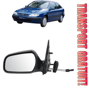 Oglinda Stanga CITROEN XSARA Hatchback Van (N3_) din 1998 - 2005, Auto, Reglaj mecanic, Completa