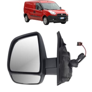 Oglinda Stanga FIAT DOBLO Cargo (263_) din 2010 - 2023, Auto, Reglaj mecanic, Completa - Img 2