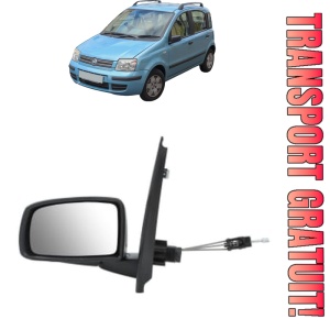 Oglinda Stanga FIAT PANDA Hatchback Van (169_) din 2004 - 2011, Auto, Reglaj manual, Completa