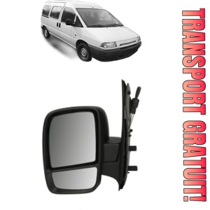 Oglinda Stanga FIAT SCUDO Bus (220_) din 1996 - 2006, Auto, Reglaj manual, Completa