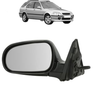 Oglinda Stanga HONDA CIVIC VI Aerodeck (MB, MC) din 1998 - 2001, Auto, Reglaj mecanic, Completa - Img 2
