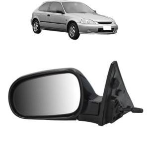 Oglinda Stanga HONDA CIVIC VI Hatchback (EJ, EK) din 1995 - 2001, Auto, Reglaj mecanic, Completa - Img 2