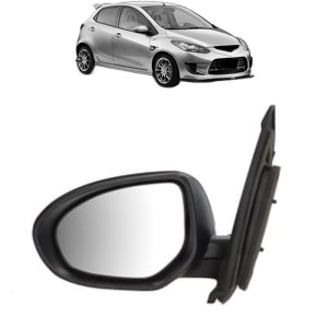 Oglinda Stanga MAZDA 2 (DE_, DH_) din 2007 - 2015, Auto, Reglaj electric, Completa - Img 2