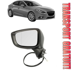 Oglinda Stanga MAZDA 3 Saloon (BM_, BN_) din 2013 - 2019, Auto, Reglaj electric, Completa