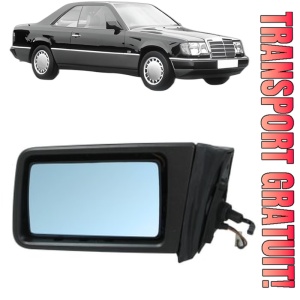 Oglinda Stanga MERCEDES-BENZ 124 Coupe (C124) din 1987 - 1993, Auto, Reglaj mecanic, Completa