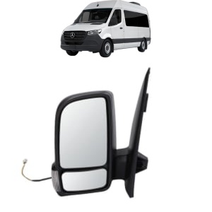 Oglinda Stanga MERCEDES-BENZ SPRINTER 3,5-t Tourer Bus (B907) din 2018 - 2021, Auto, Reglaj manual, Completa - Img 2