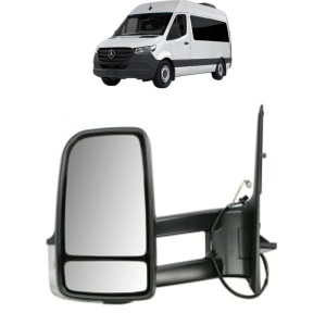 Oglinda Stanga MERCEDES-BENZ SPRINTER 3,5-t Tourer Bus (B907) din 2018 - 2021, Auto, Reglaj electric, Completa - Img 2