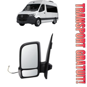Oglinda Stanga MERCEDES-BENZ SPRINTER 3,5-t Tourer Bus (B907) din 2018 - 2021, Auto, Reglaj manual, Completa