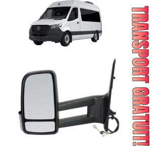 Oglinda Stanga MERCEDES-BENZ SPRINTER 3,5-t Tourer Bus (B907) din 2018 - 2021, Auto, Reglaj electric, Completa