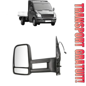 Oglinda Stanga MERCEDES-BENZ SPRINTER 4,6-t Platform/Chassis (B906) din 2006 - 2018, Auto, Reglaj manual, Completa