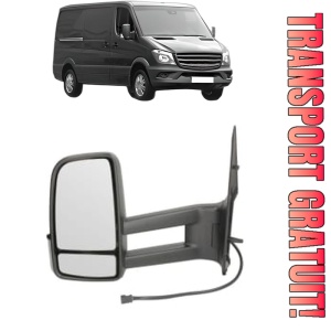Oglinda Stanga MERCEDES-BENZ SPRINTER 4,6-t Van (B906) din 2006 - 2018, Auto, Reglaj electric, Completa