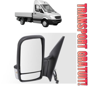 Oglinda Stanga MERCEDES-BENZ SPRINTER 5-t Platform/Chassis (B906) din 2006 - 2019, Auto, Reglaj manual, Completa
