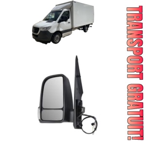 Oglinda Stanga MERCEDES-BENZ SPRINTER 5-t Platform/Chassis (B907) din 2018 - 2022, Auto, Reglaj electric, Completa