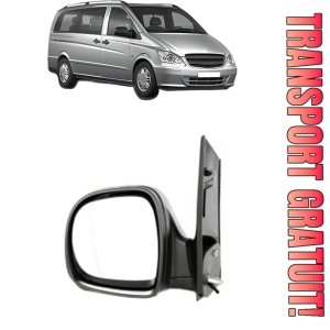 Oglinda Stanga MERCEDES-BENZ VITO Bus (W639) din 2003 - 2014, Auto, Reglaj electric, Completa