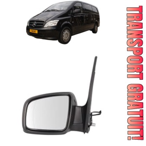 Oglinda Stanga MERCEDES-BENZ VITO / MIXTO Van (W639) din 2003 - 2014, Auto, Reglaj electric, Completa