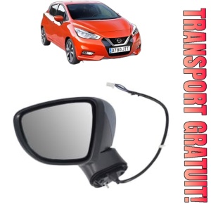 Oglinda Stanga NISSAN MICRA V (K14) din 2016, Auto, Reglaj electric, Completa