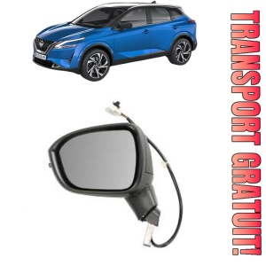 Oglinda Stanga NISSAN QASHQAI III (J12) din 2021 - 2022, Auto, Reglaj electric, Completa