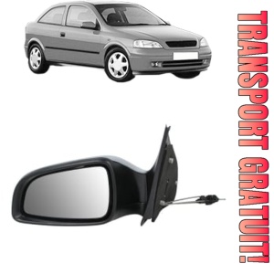 Oglinda Stanga OPEL ASTRA G Hatchback (T98) din 1998 - 2009, Auto, Reglaj mecanic, Completa
