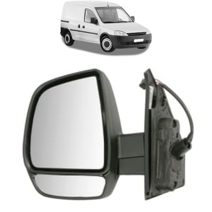 Oglinda Stanga OPEL COMBO Box Body/MPV din 2001 - 2012, Auto, Reglaj mecanic, Completa - Img 2