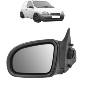 Oglinda Stanga OPEL CORSA B Hatchback Van (S93) din 1994 - 2001, Auto, Reglaj electric, Completa - Img 2