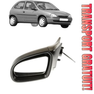 Oglinda Stanga OPEL CORSA B (S93) din 1993 - 2002, Auto, Reglaj mecanic, Completa