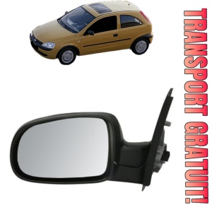 Oglinda Stanga OPEL CORSA C (X01) din 2000 - 2009, Auto, Reglaj electric, Completa