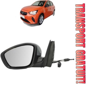 Oglinda Stanga OPEL CORSA F (P2JO) din 2019 - 2024, Auto, Reglaj mecanic, Completa