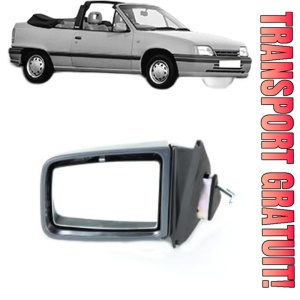 Oglinda Stanga OPEL KADETT E Convertible (T85) din 1986 - 1993, Auto, Reglaj mecanic, Completa