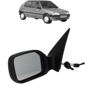 Oglinda Stanga PEUGEOT 106 I (1A, 1C) din 1991 - 1996, Auto, Reglaj mecanic, Completa - Img 2