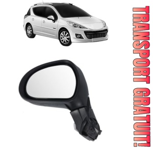 Oglinda Stanga PEUGEOT 207 SW Estate Van (WK_) din 2007 - 2012, Auto, Reglaj electric, Completa