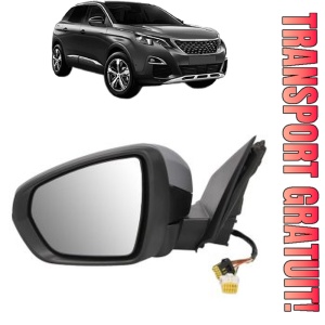 Oglinda Stanga PEUGEOT 3008 Van (MR_, MC_, MJ_) din 2016 - 2018, Auto, Reglaj electric, Completa