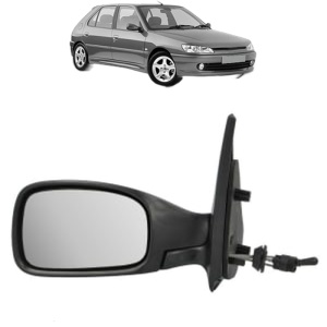 Oglinda Stanga PEUGEOT 306 Hatchback (7A, 7C, N3, N5) din 1993 - 2002, Auto, Reglaj mecanic, Completa - Img 2