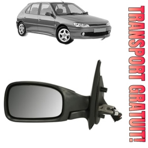 Oglinda Stanga PEUGEOT 306 Hatchback (7A, 7C, N3, N5) din 1993 - 2002, Auto, Reglaj electric, Completa