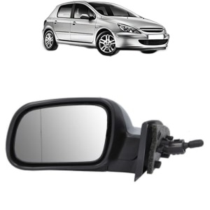 Oglinda Stanga PEUGEOT 307 (3A/C) din 2000 - 2012, Auto, Reglaj mecanic, Completa - Img 2