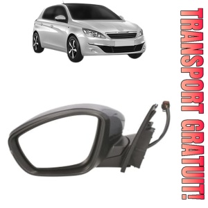 Oglinda Stanga PEUGEOT 308 Hatchback Van (LB_) din 2015 - 2021, Auto, Reglaj electric, Completa