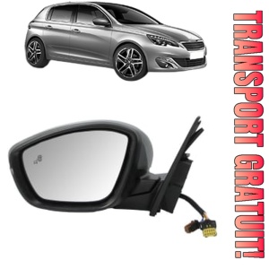 Oglinda Stanga PEUGEOT 308 II (LB_, LP_, LW_, LH_, L3_) din 2013 - 2021, Auto, Reglaj electric, Completa