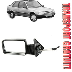 Oglinda Stanga PEUGEOT 309 I (10C, 10A) din 1985 - 1989, Auto, Reglaj mecanic, Completa