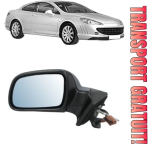 Oglinda Stanga PEUGEOT 407 Coupe (6C_) din 2005 - 2009, Auto, Reglaj electric, Completa