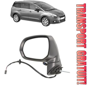 Oglinda Stanga PEUGEOT 5008 (0U_, 0E_) din 2009 - 2017, Auto, Reglaj electric, Completa