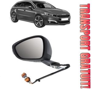 Oglinda Stanga PEUGEOT 508 SW I (8E_) din 2010 - 2018, Auto, Reglaj electric, Completa