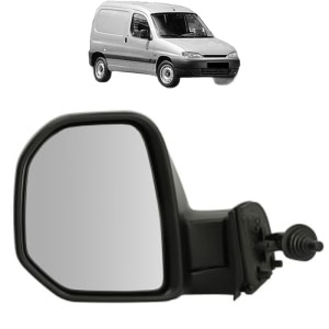 Oglinda Stanga PEUGEOT PARTNER Box Body/MPV (5_, G_) din 1996 - 2015, Auto, Reglaj mecanic, Completa - Img 2