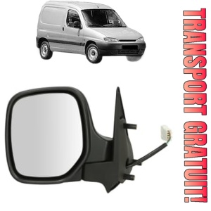 Oglinda Stanga PEUGEOT PARTNER Box Body/MPV (5_, G_) din 1996 - 2015, Auto, Reglaj electric, Completa