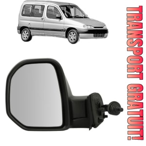 Oglinda Stanga PEUGEOT PARTNER MPV (5_, G_) din 1996 - 2015, Auto, Reglaj mecanic, Completa
