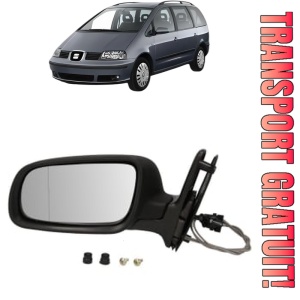 Oglinda Stanga SEAT ALHAMBRA (7V8, 7V9) din 1996 - 2010, Auto, Reglaj mecanic, Completa