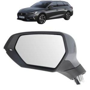 Oglinda Stanga SEAT LEON Sportstourer (KL8, KLD) din 2020 - 2024, Auto, Reglaj electric, Completa - Img 2