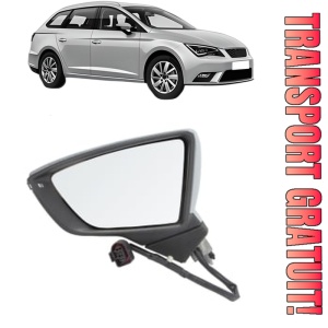 Oglinda Stanga SEAT LEON ST (5F8) din 2012 - 2020, Auto, Reglaj electric, Completa