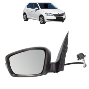 Oglinda Stanga SKODA FABIA III Praktik (NJ5) din 2014 - 2022, Auto, Reglaj electric, Completa - Img 2