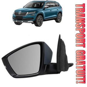 Oglinda Stanga SKODA KODIAQ I (NS6, NS7, NV7) din 2016 - 2021, Auto, Reglaj electric, Completa