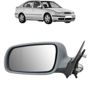 Oglinda Stanga SKODA OCTAVIA I (1U2) din 1996 - 2010, Auto, Reglaj electric, Completa - Img 2